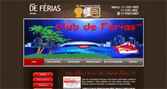 Desktop Screenshot of clubdeferias.com.br